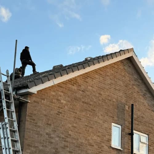 Ridge and tile works by Authentic Building & Roofing, Essex